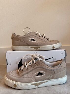 Y2K Airwalk Tan Chunky Heavy Grunge Skater Sneakers Shoes Mens 9.5